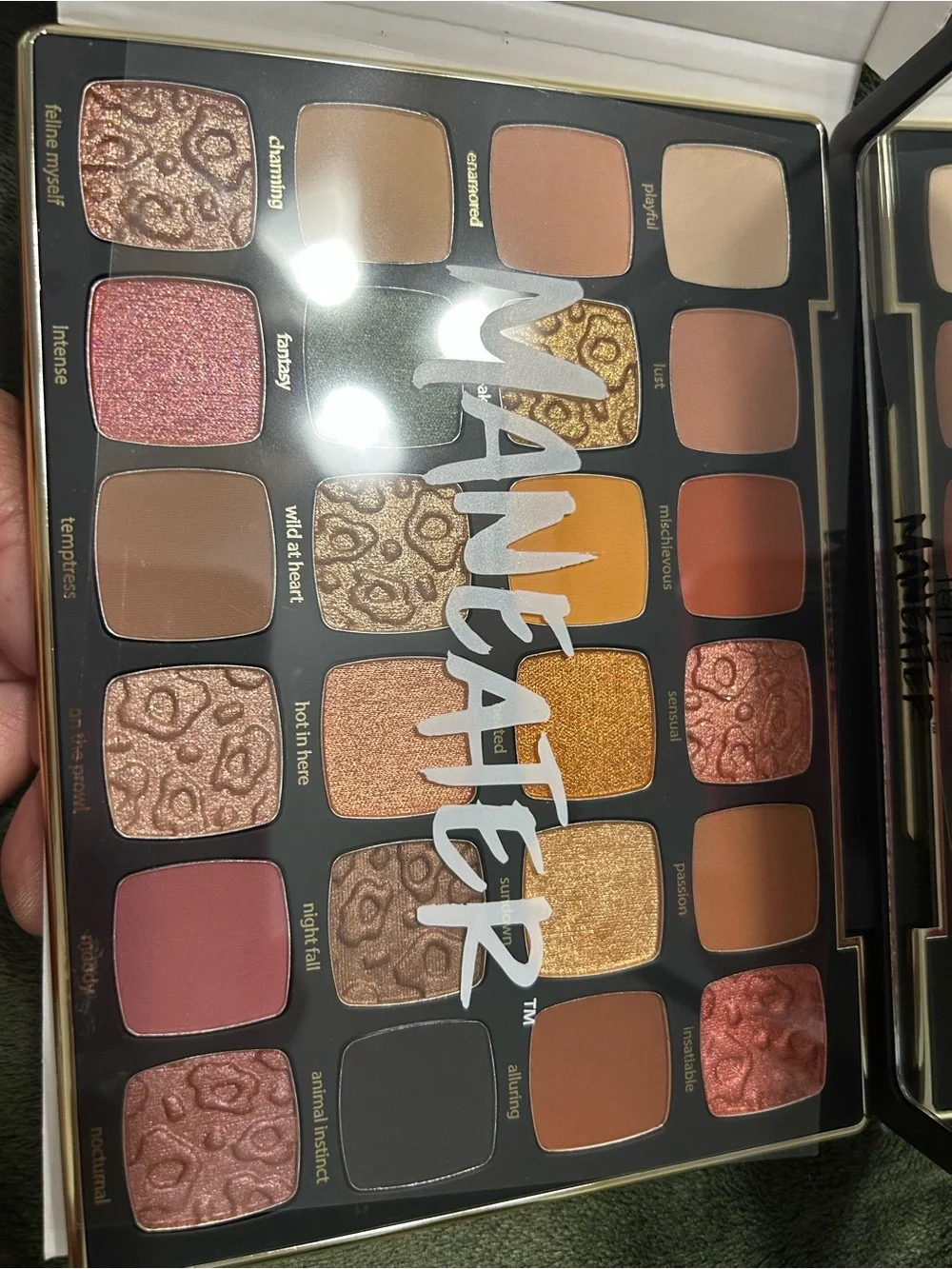 Tarte Maneater Eyeshadow Palette - Warm Pink & Gold Shades “After Dark”